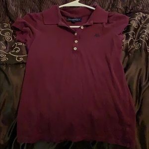 Aeropostale maroon polo